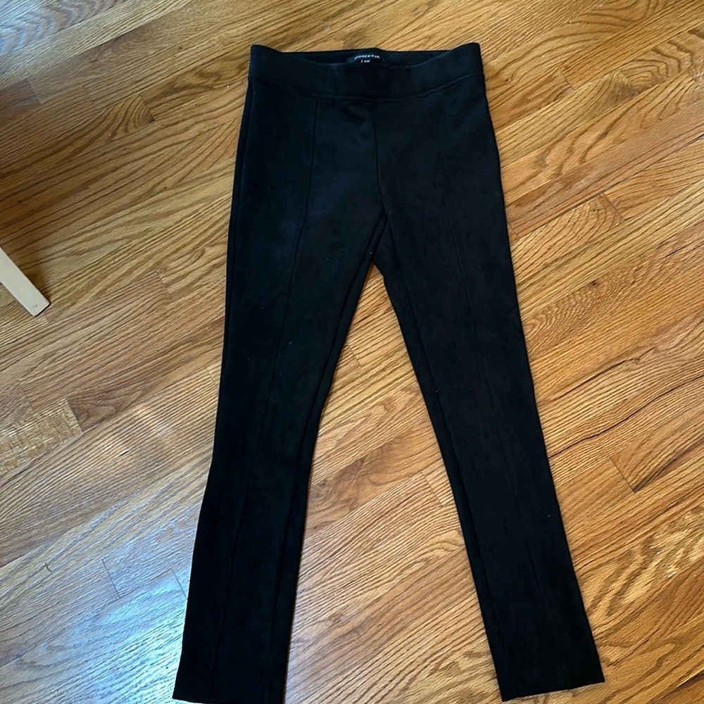 Andrew Marc black suede like leggings never worn